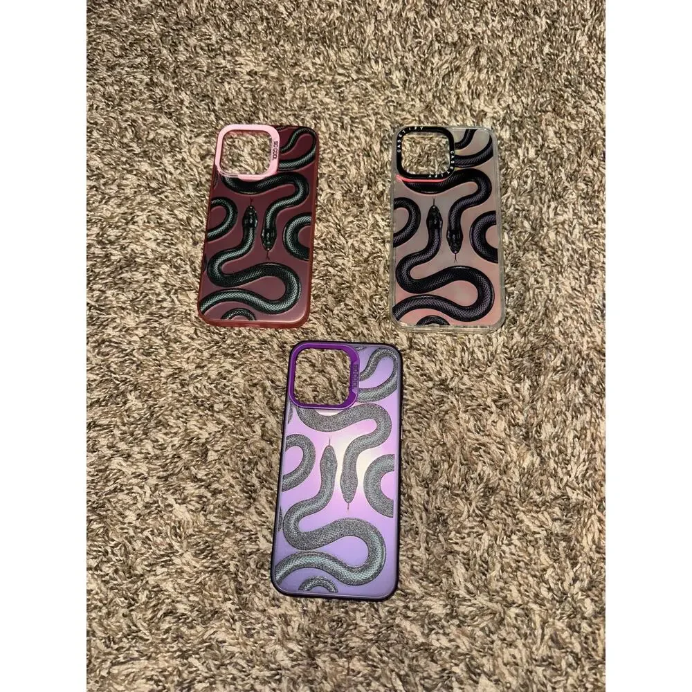 kingsnake design IPhone 15 Pro Max CASETiFY Cases LOT